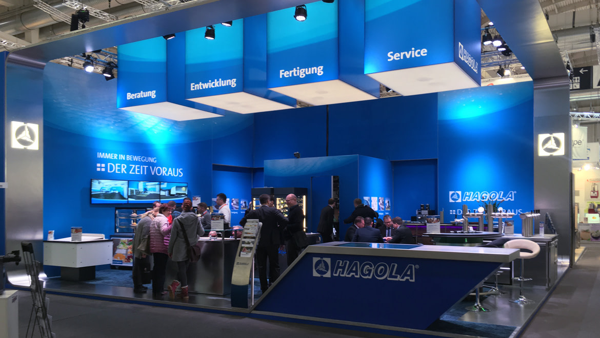 Hagola Messestand auf der Internorga