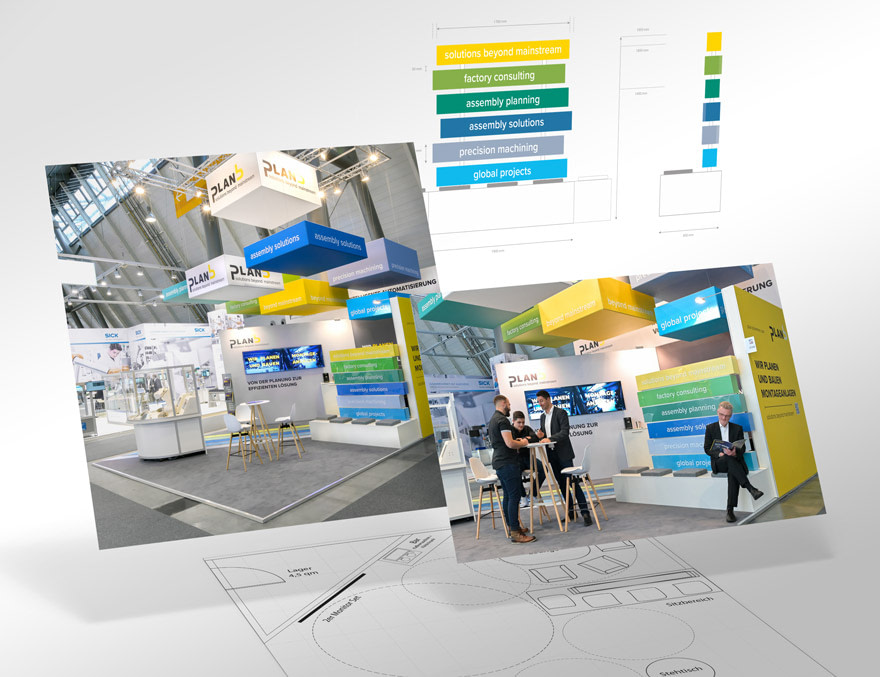Plan b – Messestand