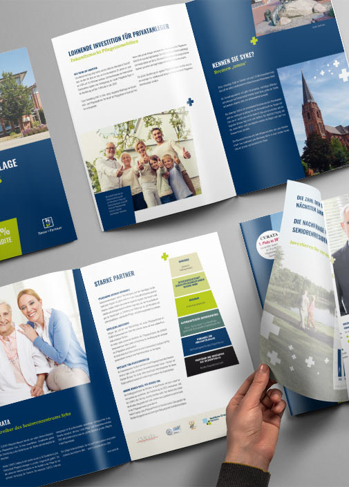 Corporate Design angewendet auf Druckschriften - Brunnée Marketing - Werbeagentur und Grafikdesign.