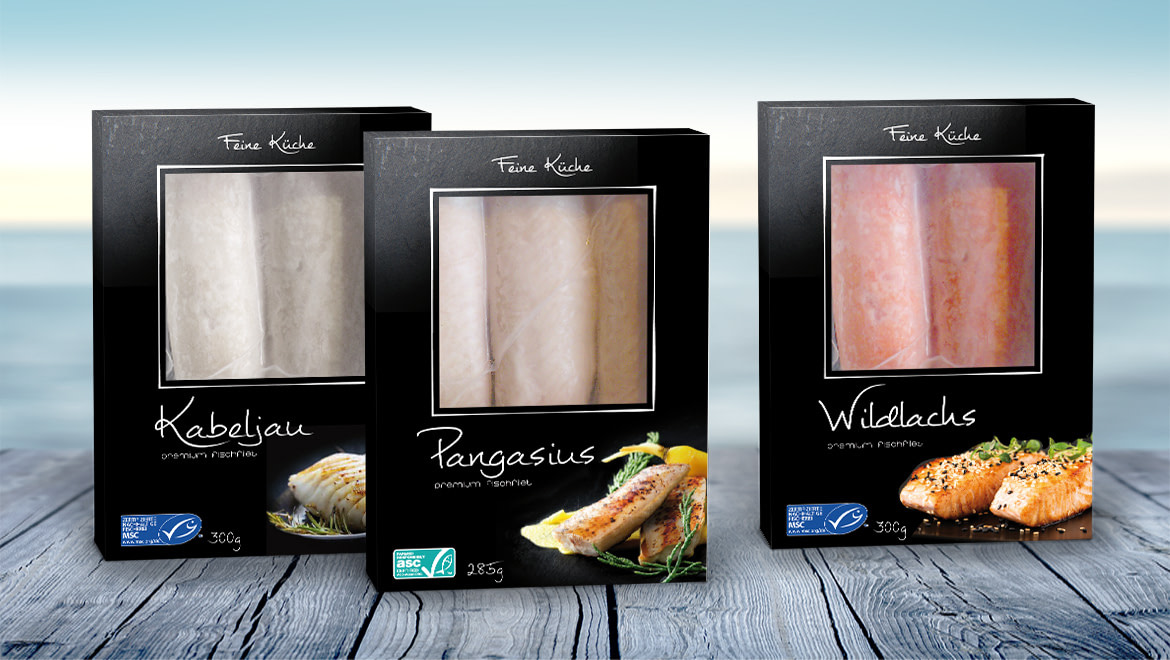 Copack Tiefkühlfisch Verpackung